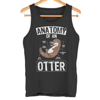 Otter Anatomy Of An Otter Cute Otter Lover Tank Top - Geschenkecke