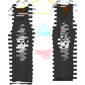 Panda Giant Bear Christmas Zoo Animal Tank Top Tank Top - Monsterry