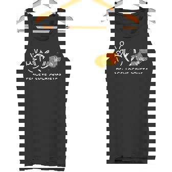 Peace Love Croquetas Retro Croquetas Amantes De La Comida Camiseta sin mangas - Regaloses