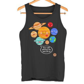 Pluto Planet Cartoon Planets Never Forget Pluto S Tank Top - Geschenkecke