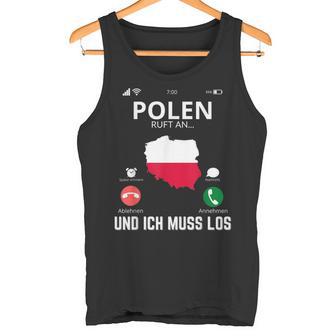 Polen Calls And I Must Go Poland Flag Tank Top - Geschenkecke