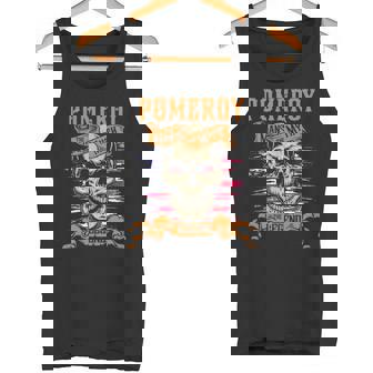 Pomeroy The Man The Myth The Legend Personalized Last Name Tank Top - Thegiftio UK