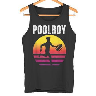 Poolboy Bademeister Lifeguard Swimming Pool Indoor Pool Tank Top - Seseable