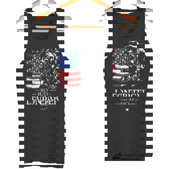 Proud Leonberger Mom American Flag Patriotic Gift Dog Tank Top - Monsterry