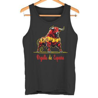 Proud Of Spain Bull Flags Español Pamplona Tank Top - Geschenkecke