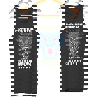 Purranormal Cativity Scary Cat Meow Fluffy Cats Tank Top Tank Top - Monsterry