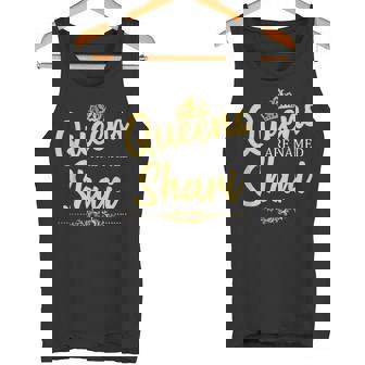 Queens Are Named SHARI Personalized Birthday Name Tank Top - Monsterry