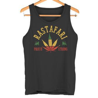 Rastafari Lion Of Judah Ganja Cannabis Gras Rasta Reggae Tank Top - Geschenkecke