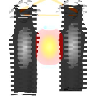 Red Paper Lantern Izakaya Lantern Japanese Lantern Tank Top Tank Top - Monsterry