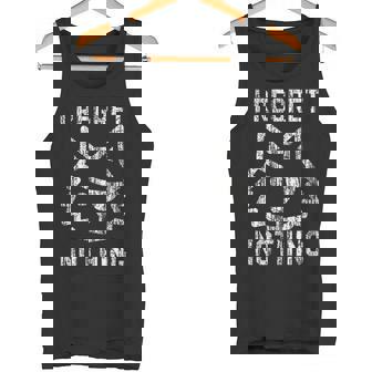 I Regret Nothing Pirate Cat Tank Top - Monsterry
