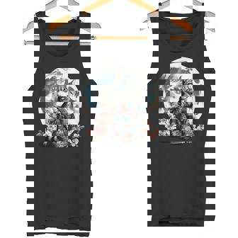 Retro Japonés Estética Gato Ninja Camiseta sin mangas - Regaloses
