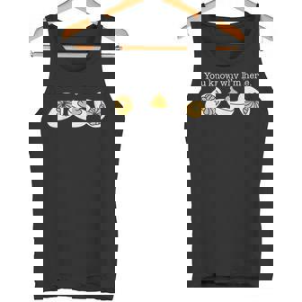 Retro Thanksgiving Dinner You Know Why I'm Here Deviled Egg Tank Top - Monsterry