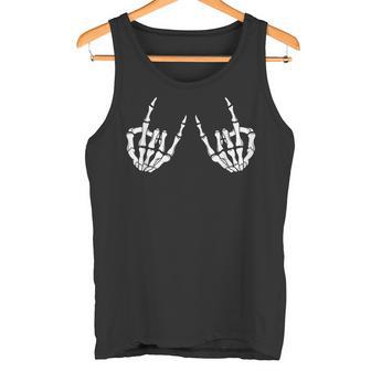 Rock & Roll Skeleton Hand Tank Top - Geschenkecke