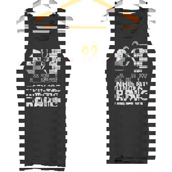 Rock Paper Scissor Reading Book Reading Teacher Tank Top - Monsterry