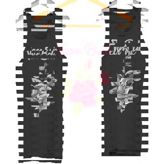Rose Bouquet Wedding Hen Party Team Bride Tank Top - Monsterry