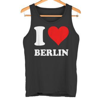 Rotes Herz Ich Liebe Berlin Tank Top - Geschenkecke