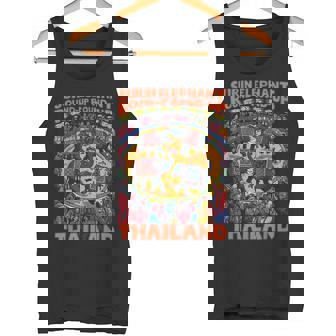 Round-Up Elephant Festival Surin Thailand Tank Top - Monsterry