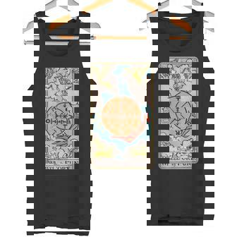 Rueda De La Fortuna Tarot Arcana Carta Magia Suerte Camiseta sin mangas - Regaloses
