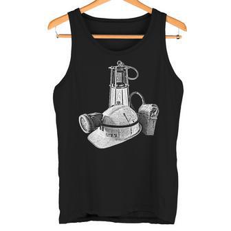 Ruhrpott Jumper Miner Helmet Grubenlampe Glück On Tank Top - Geschenkecke