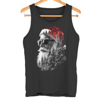 Santa Claus Christmas Motif X-Mas Sunglasses Santa Tank Top - Geschenkecke