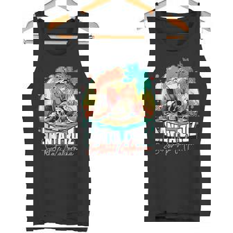 Santa Cruz California Ca I Retro Santa Cruz Sin Mangas Camiseta sin mangas - Regaloses
