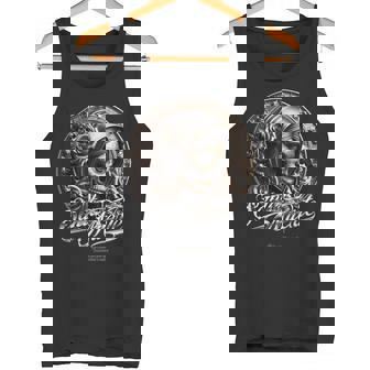 Santa Muerte Figura De Acero Cepillado Con Aspecto De Santa Muerte Camiseta sin mangas - Regaloses
