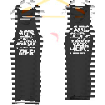 Santa's Favorite Helper Family Couple Group Christmas Pajama Tank Top - Monsterry