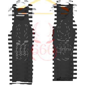 Satan 666 Symbole Du Diable Chèvre Signe Sombre Cadeau Diable Débardeur e - Cadeauxyz