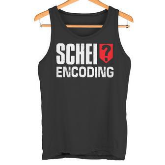 Schei Encoding Christmas Itler Nerd Tank Top - Geschenkecke