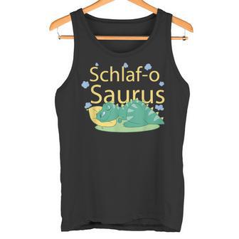 Schlaf-O Saurus Sleeping Tyrannosaurus Rex Dinosaur Sleep Tank Top - Geschenkecke