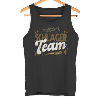 Schlager Fans Partner Look Schlager Team Schlager Outfit Costume Tank Top - Geschenkecke