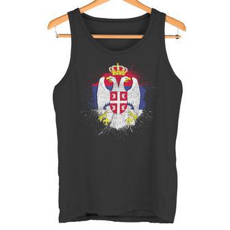 Serbia Balkan Jugo Serbia Srbija Serbe Tank Top - Seseable