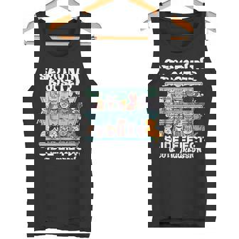 Serotonin Booster Cat Antidepressant Mental Health Therapist Tank Top - Monsterry