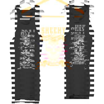 Sheehy The Man The Myth The Legend Personalized Last Name Tank Top - Thegiftio UK