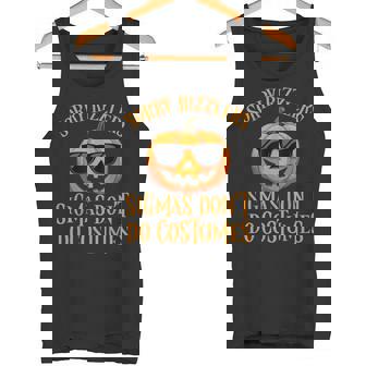 Sigmas Don’t Do Costumes Halloween Spooky Pumpkin Tank Top - Monsterry