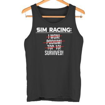 Simracing Gaming Sring Wheel Racing Game Simulator Tank Top - Geschenkecke