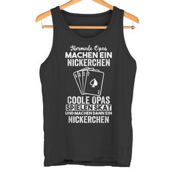 Skat Grandpa Skat Game Tank Top - Geschenkecke