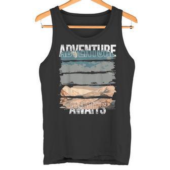 Snowy Landscape Adventure Lovers Tank Top - Monsterry