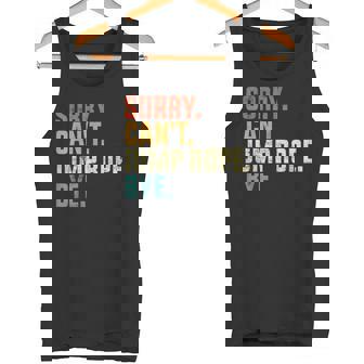 Sorry Can't Jump Rope Addio Jumping Jump Ropeintage Canotta - Novitaregali