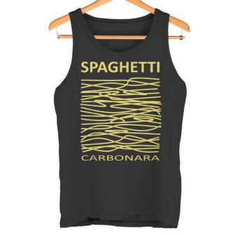 Spaghetti Carbonara For Pasta Lovers And Chefs Tank Top - Geschenkecke