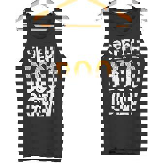 Speech Boo Crew Teacher Language Pathologist Halloween Premium Tank Top - Monsterry