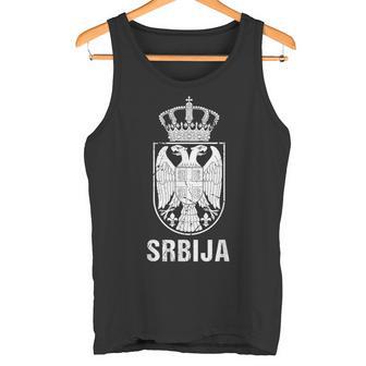 Srbija Serbia Flag Serbian Double Eagle  Tank Top - Seseable