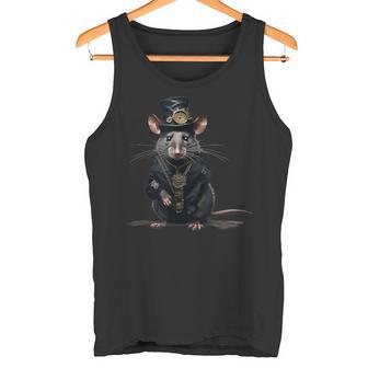 Steampunk Rat Dead Death Grunge Gothic Dark Steam Punk Tank Top - Geschenkecke