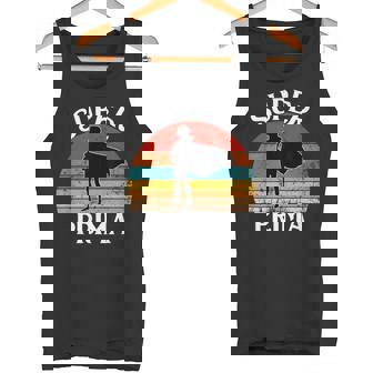 Super Prima Española Prima Héroe Divertido Con Capa Camiseta sin mangas - Regaloses