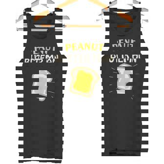 Superhero Pea-Nut Butter Man Tank Top - Monsterry