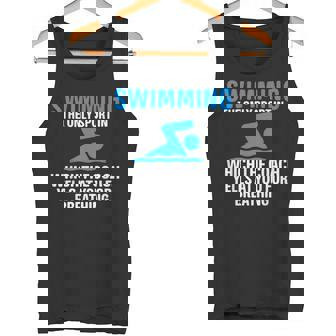 Swimming Only Sport Coach Yells At You For Breathing Tank Top - Monsterry