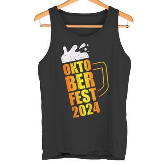 Taza De Cerveza Oktoberfest 2024 Divertida Disfraz De Oktoberfest Camiseta sin mangas - Regaloses