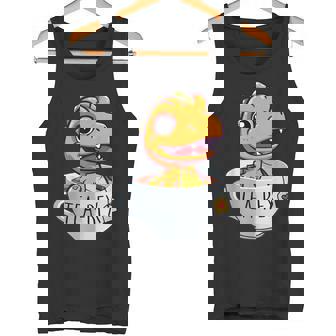 Tea-Rex In a Cup Cute Cartoon T-Rex Dinosaur Kids Party Tank Top - Monsterry