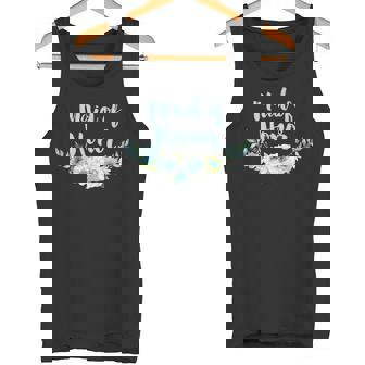Teal Maid Of Honor Bouquet Shirt For Matching Wedding Party Tank Top - Monsterry