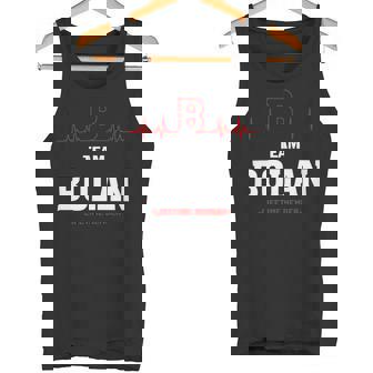 Team Bolan Lifetime Member Bolan Last Name Tank Top | Seseable UK